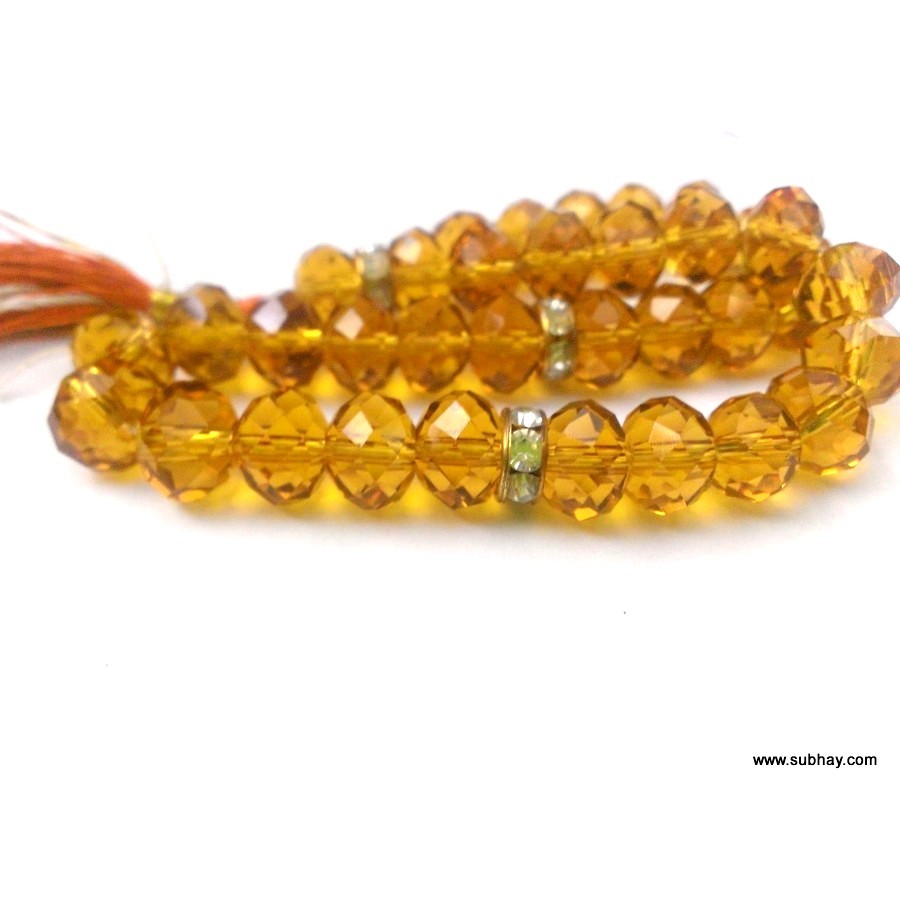 Honey Crystal 33 Beads Tasbih / Zikr Tasbih TS-12